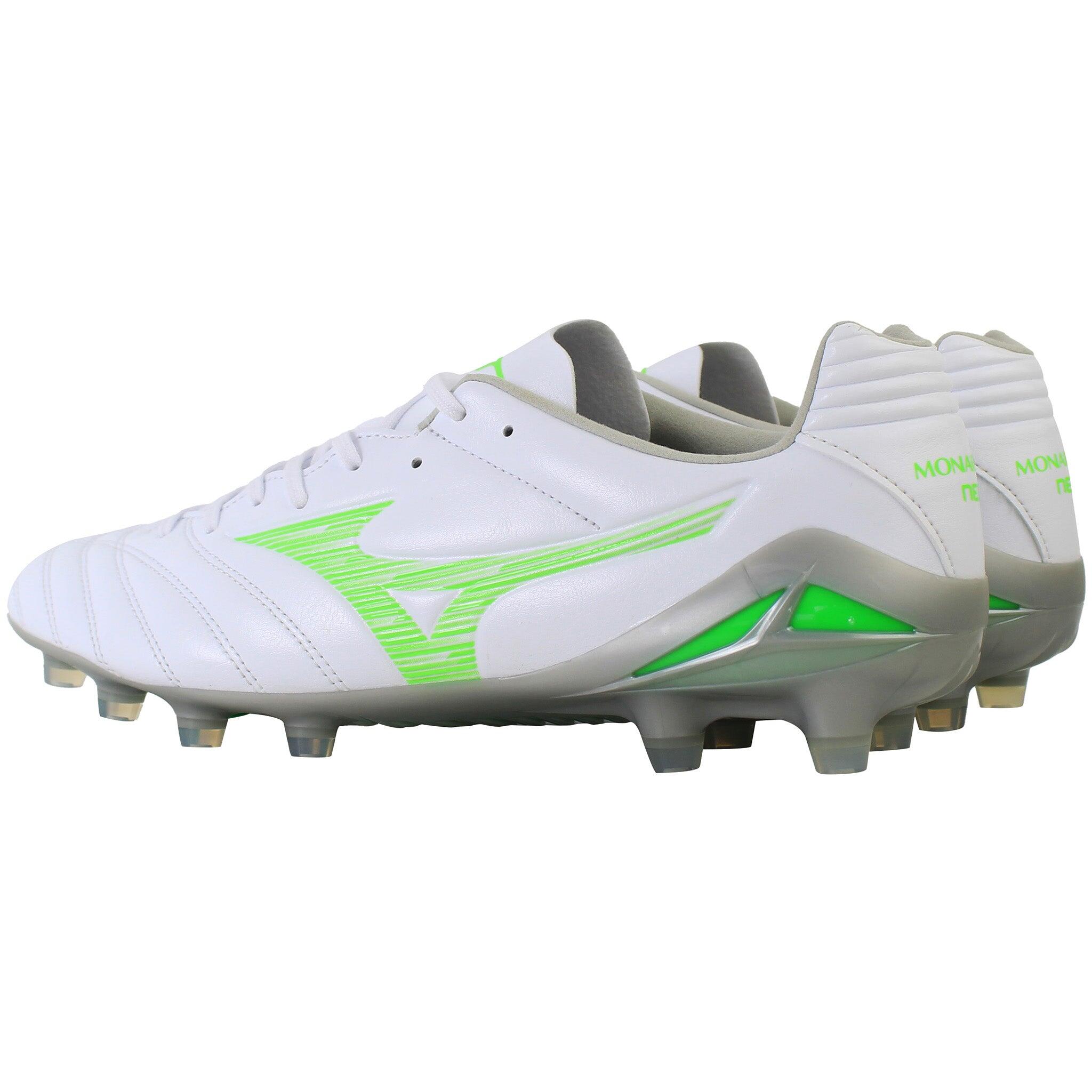 Mizuno Monarcida Neo III Pro Football Boots White and Green