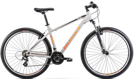 Rower górski MTB ROMET RAMBLER R9.0 29 M(17") szaro-czarno-pomarańczowy