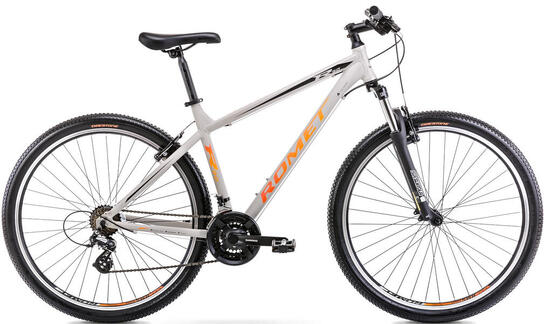 Rower górski MTB ROMET RAMBLER R9.0 29 M(17") szaro-czarno-pomarańczowy