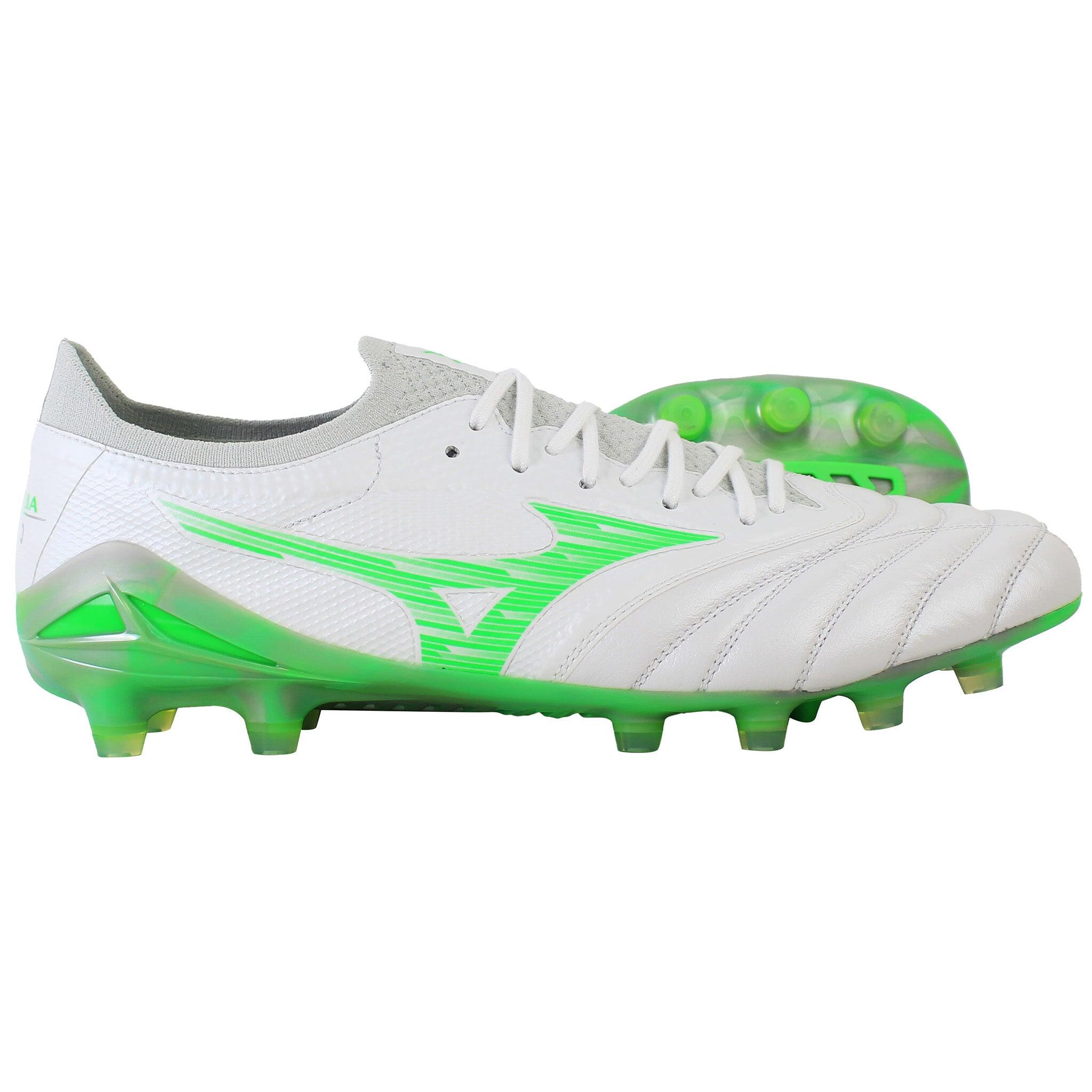 Crampons Mizuno Morelia Neo IV B Elite Blanc et vert 4/5