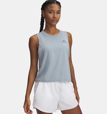 Under armour tech ssv-twist sportshirt voor dames