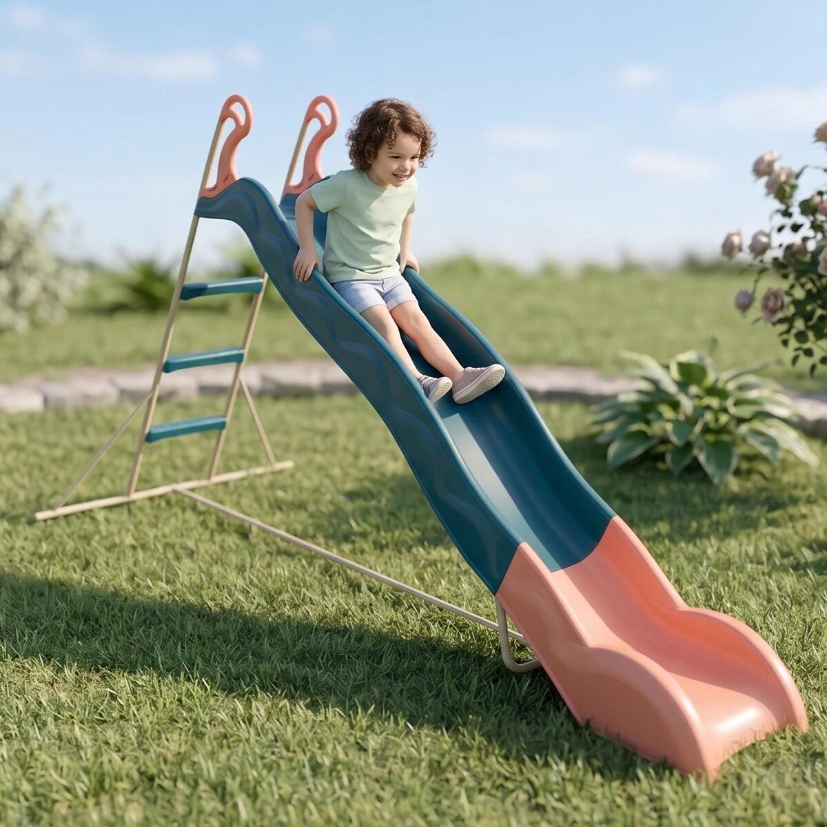 Toboggan Linou bleu 2,63 m 3 12 ans Trigano 2/6