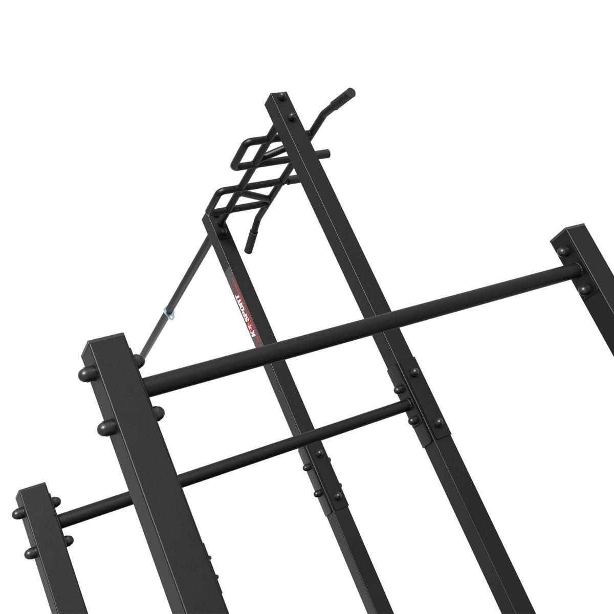 Estación de entrenamento al aire libre con monkey bar + barras paralelas 4/6