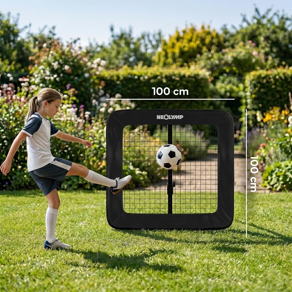 Fußball Rebounder stufenlos verstellbar – Training für Indoor & Outdoor Einsatz 5/7