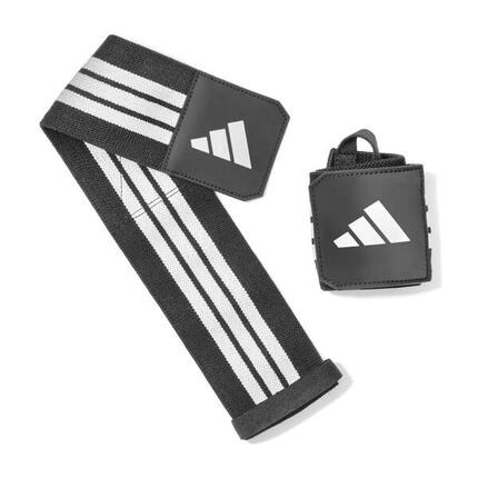 Bandages pour poignets Adidas - Noir/Rose