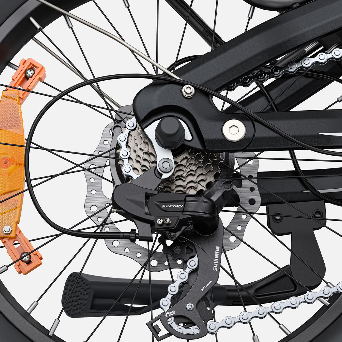 Bicicleta eléctrica compacta ENGWE L20 3.0 BOOST, par motor de 75 Nm 6/7