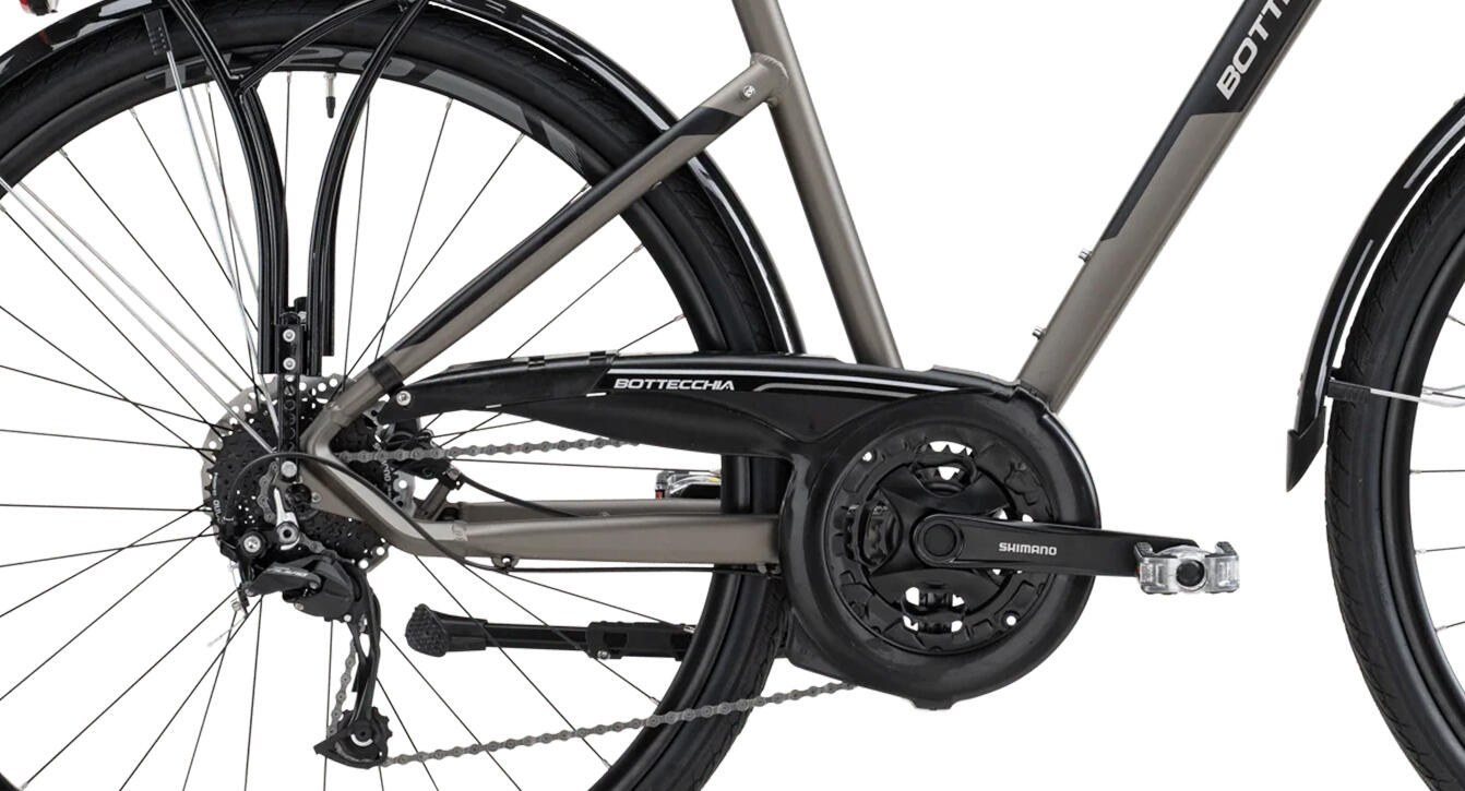 Stadsfiets 250 Trekking Urban FS Alivio 27V 3/4