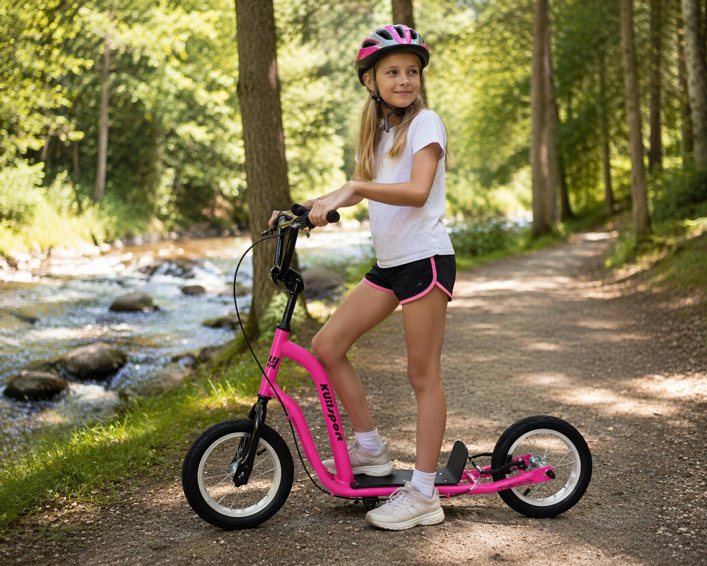 Scooter mit aufblasbaren Rädern 12" Mistral 4/4