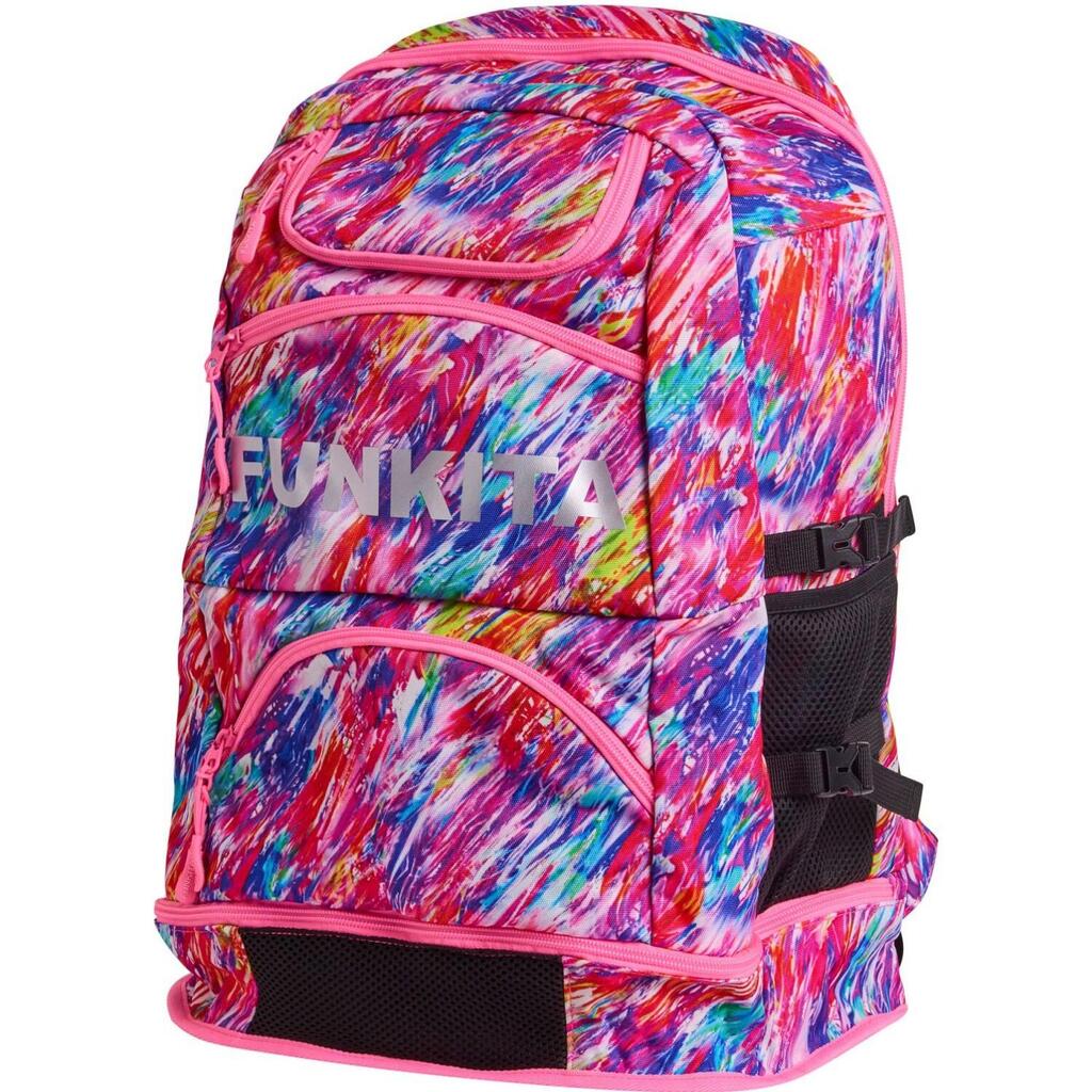 Funkita Blow In Elite Squad 36L Backpack - Pink/Multi