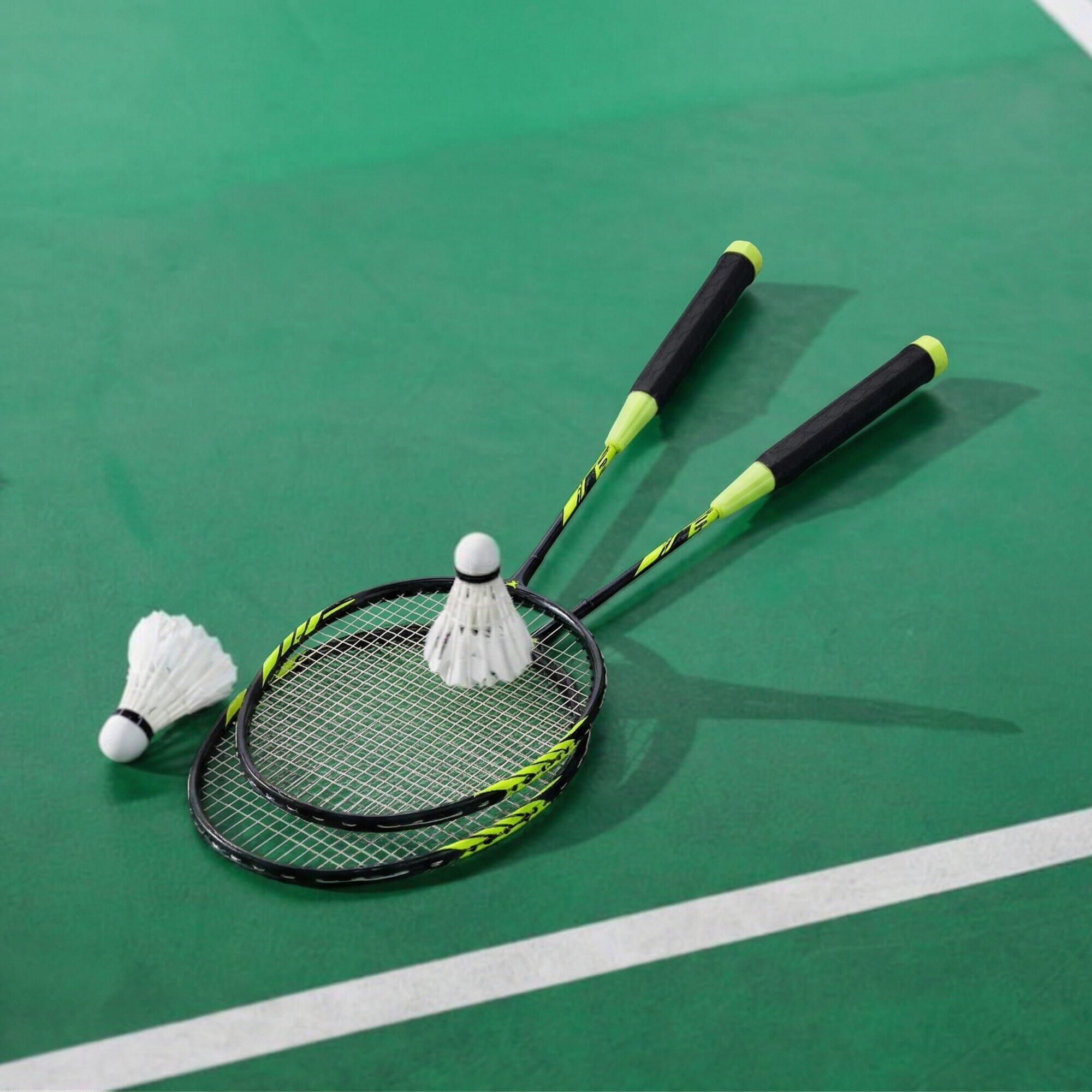 Raquete de badminton regulável em altura 4/5