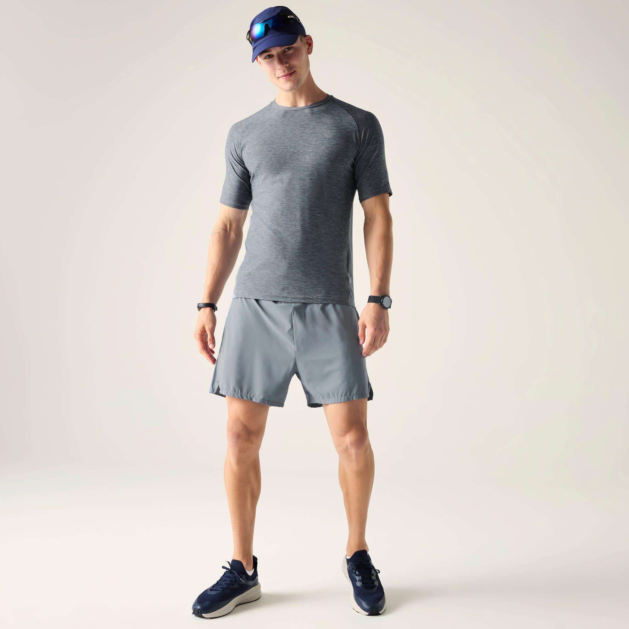 T-shirt montagna uomo Power Up Tee - blu 4/8