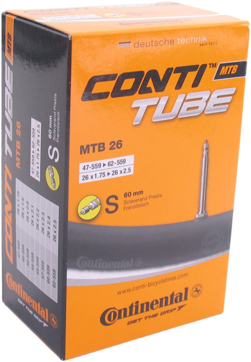 Continental Innenschlauch 26x1.75 für Optimale Fahrradleistung 2/4