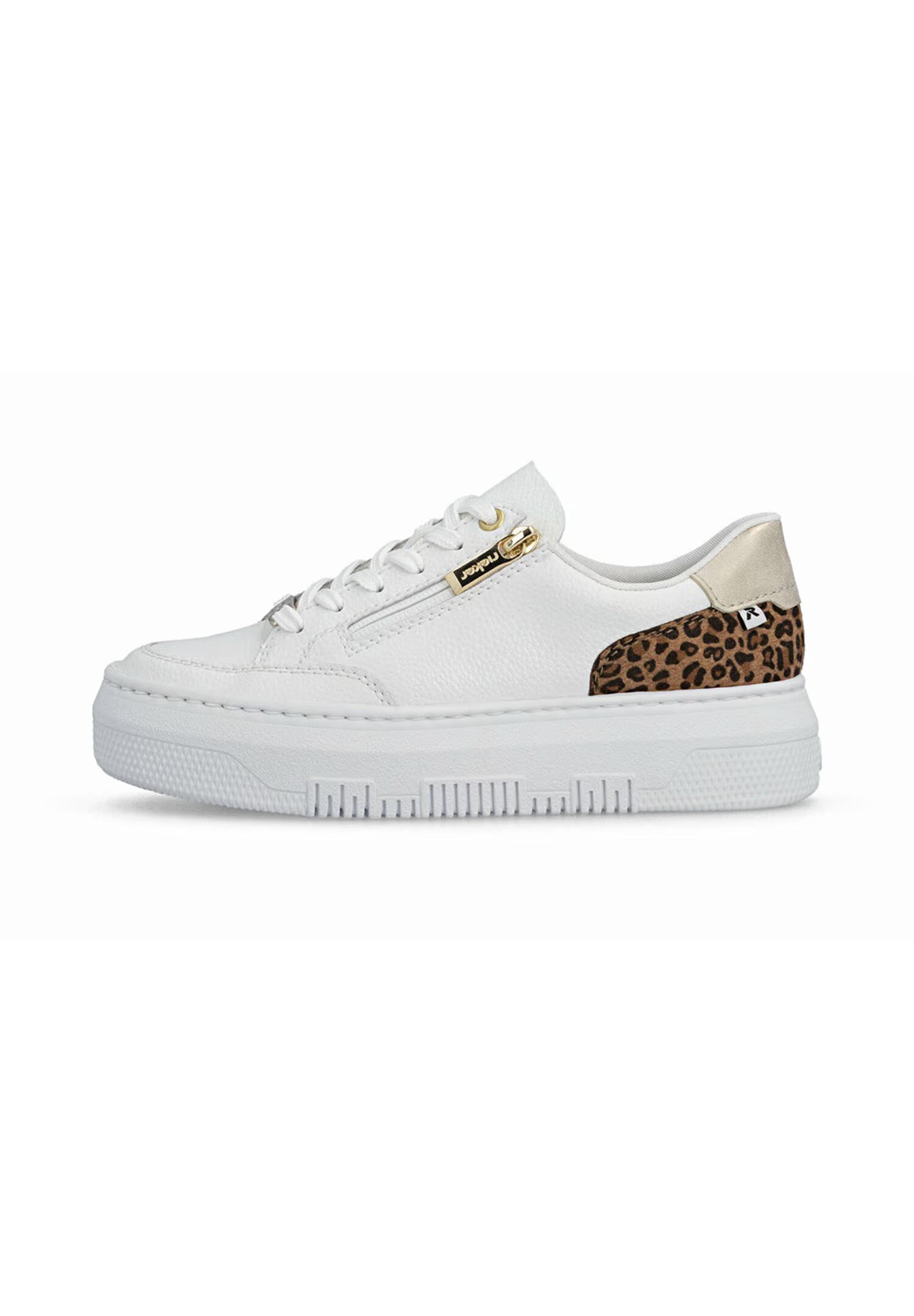 Rieker Damen Sneaker Low Laufschuh vegan Memory-Foam M1900-80 White 2/4