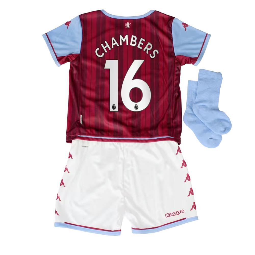 Equipación Bebé Kappa Aston Villa Roja/Azul 2021/2022 2/3