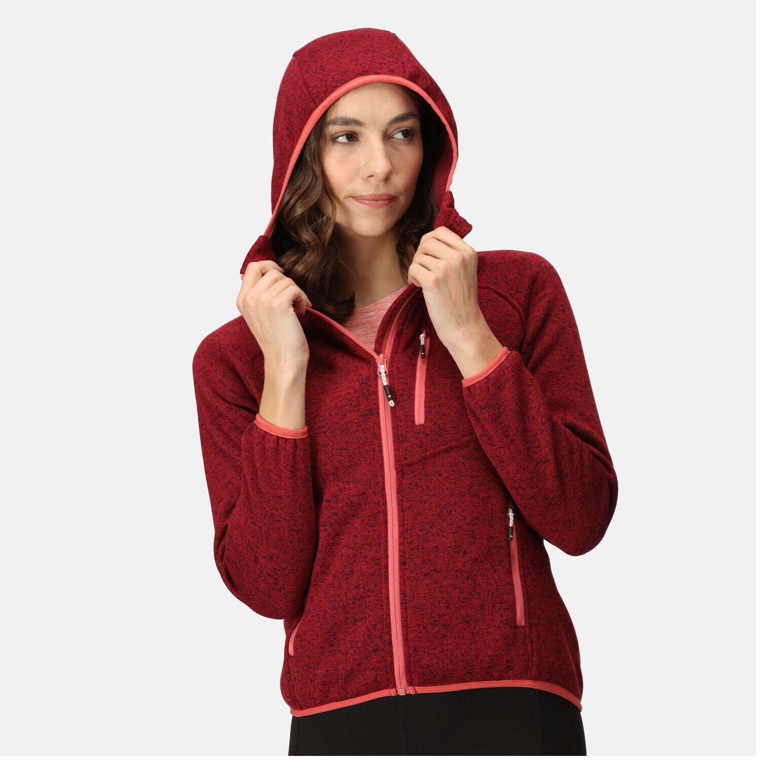Regatta Hood Newhill Strickfleecejacke Damen mit Kapuze 2/6