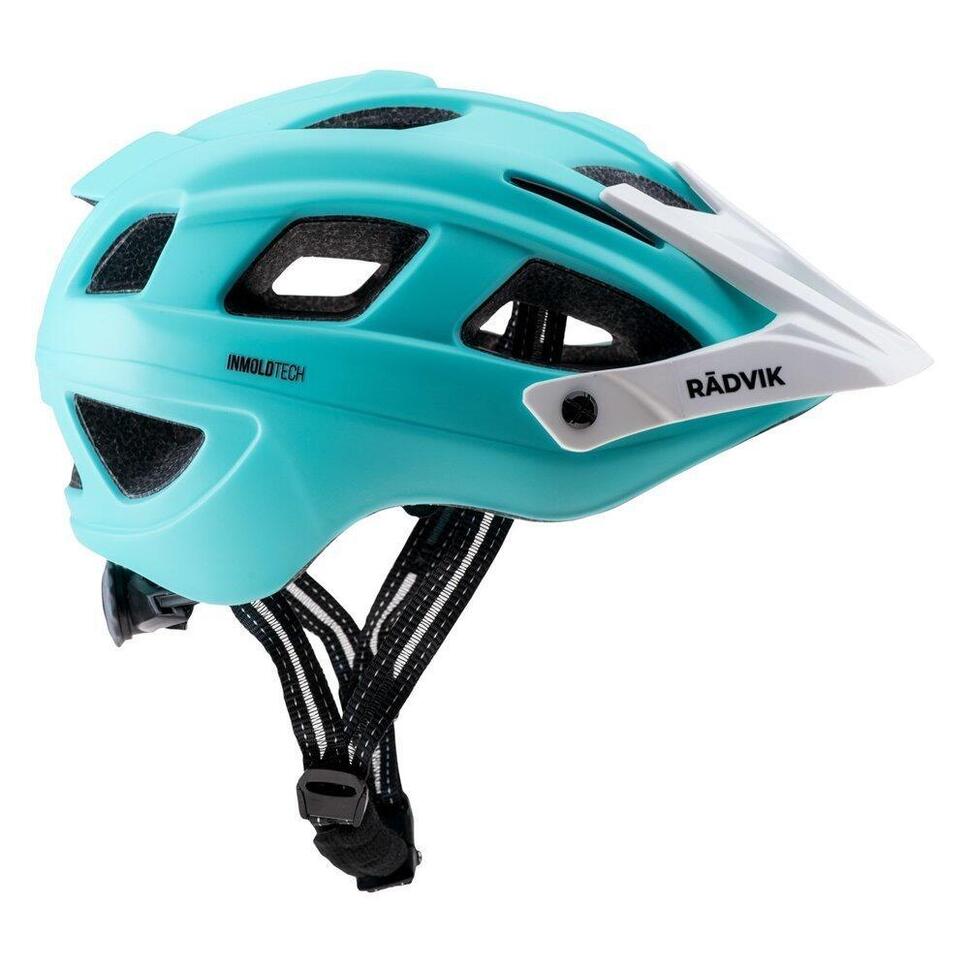 Kask rowerowy Radvik Kurer Blue Radiance/White niebiesko-biały rozmiar M