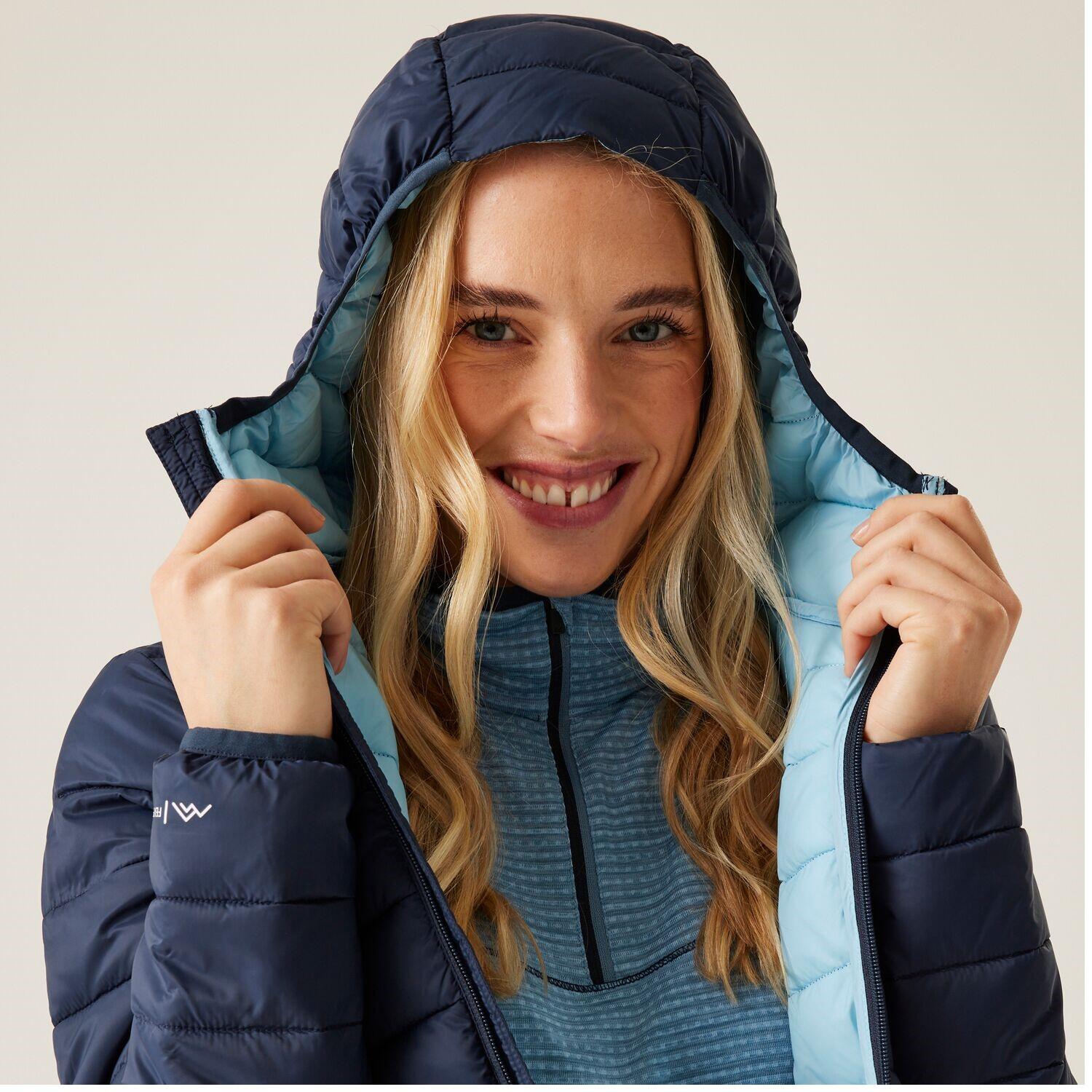 Regatta Marizion Steppjacke für Damen mit Kapuze 2/7