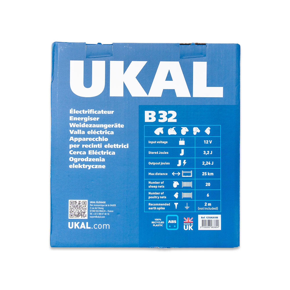 Battery post fence accessory Ukal B32 6/7