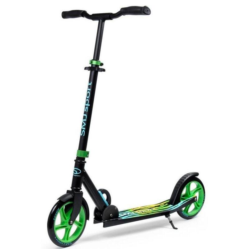 Patinete adulto de aluminio SMJ Sport NL-100-205, verde