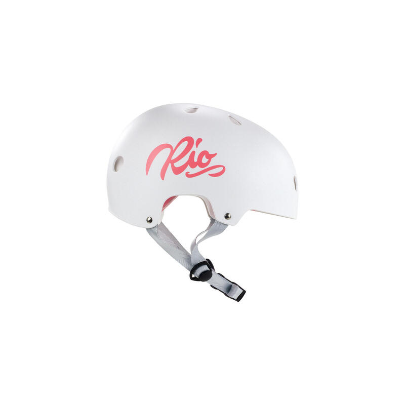 Rio Roller Script Cască Skate - L/XL - Alb
