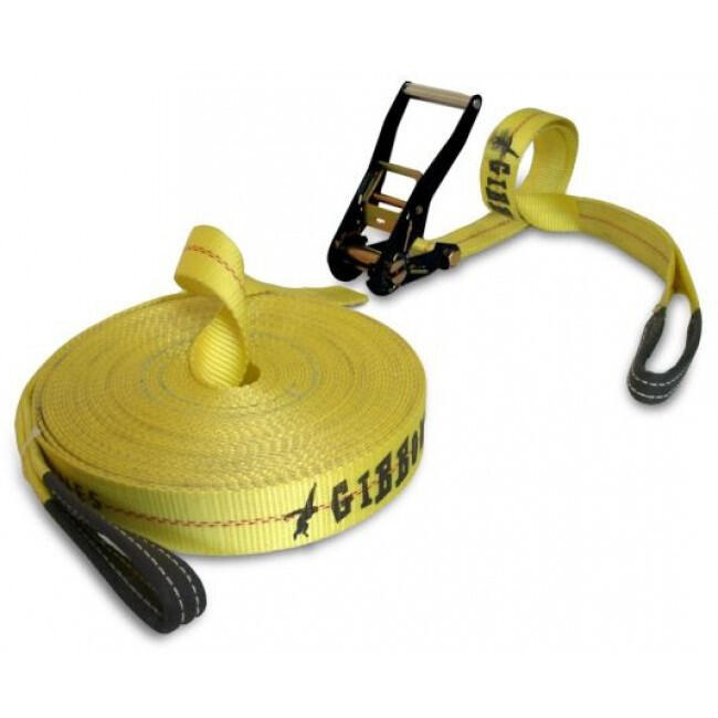 Slackline Classic Line 25 m Slackline Unisex Gelb-Schwarz 6/7