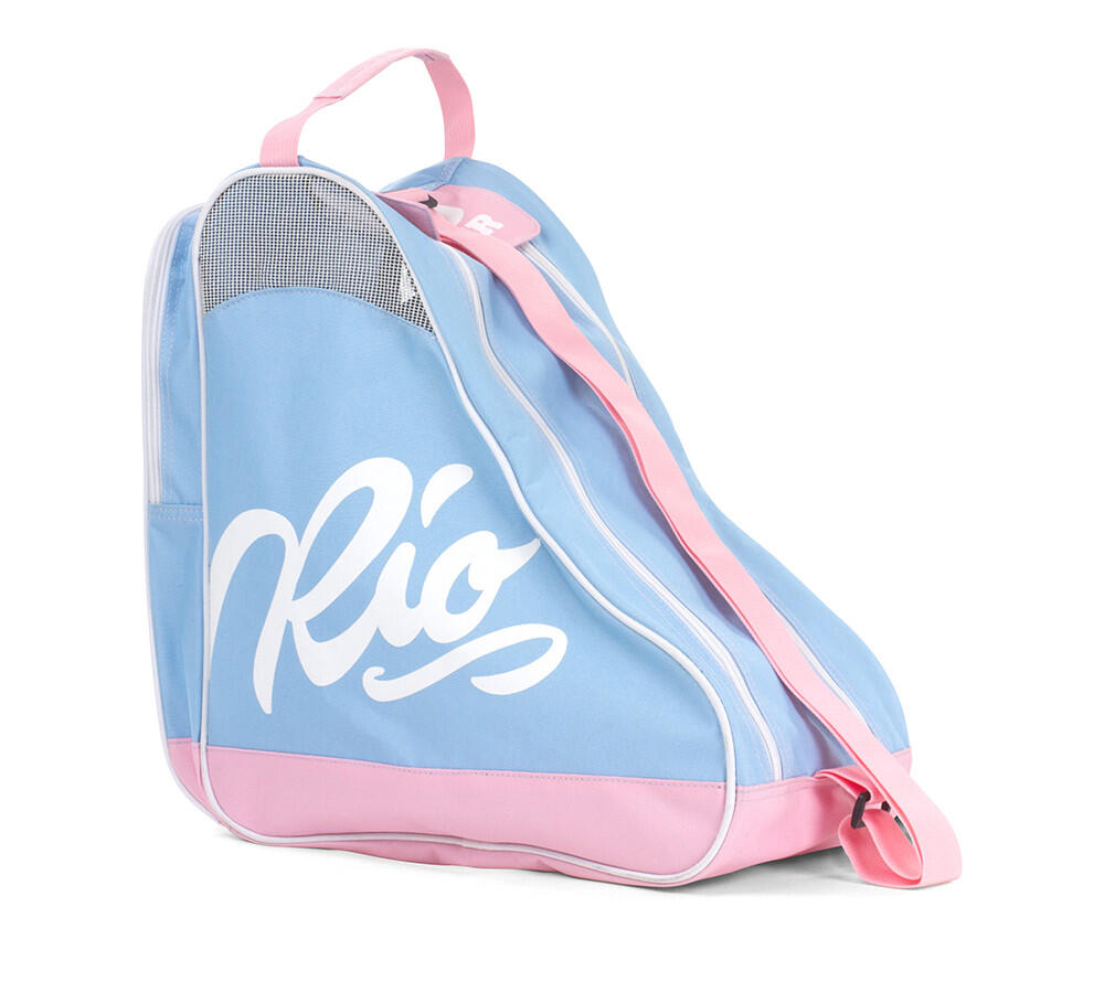 Rio Roller Script Skate Bag - Blue/Pink 4/7