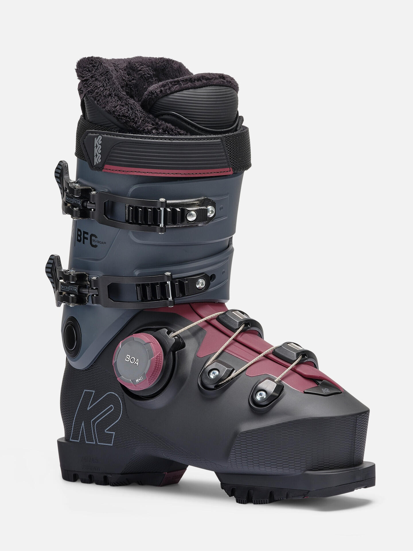 K2 BFC 95 BOA Scarponi Sci Donna - 25.5 - Nero 5/7