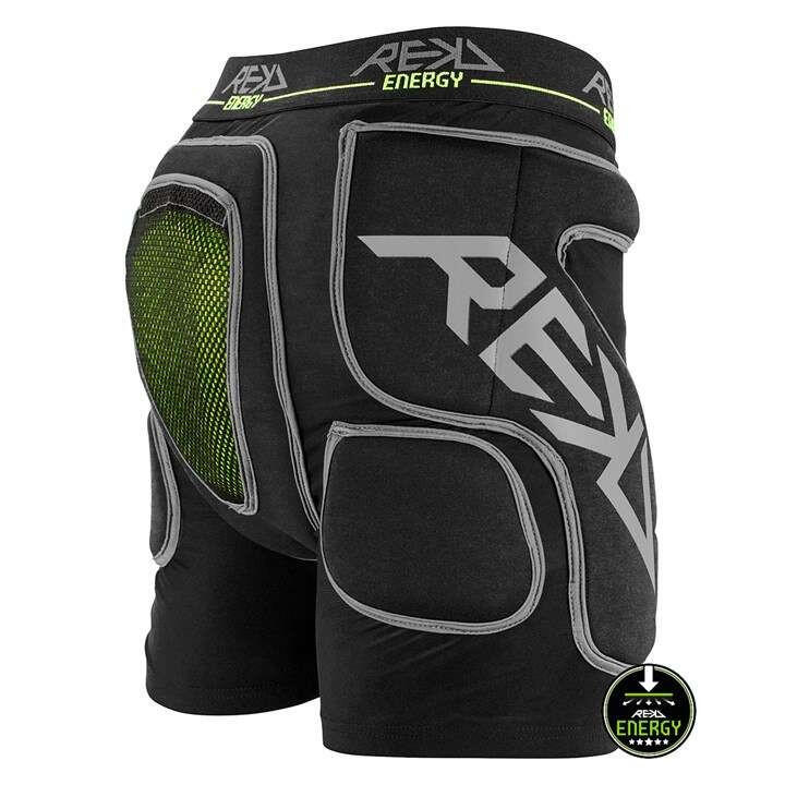 REKD Short de protection ENERGY IMPACT SHORT Noir- Taille L 7/7