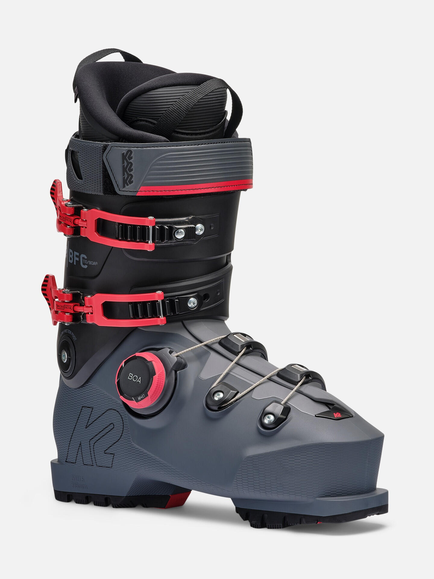 K2 BFC 110 BOA Scarponi Sci Uomo - 27.5 - Grigio 5/7