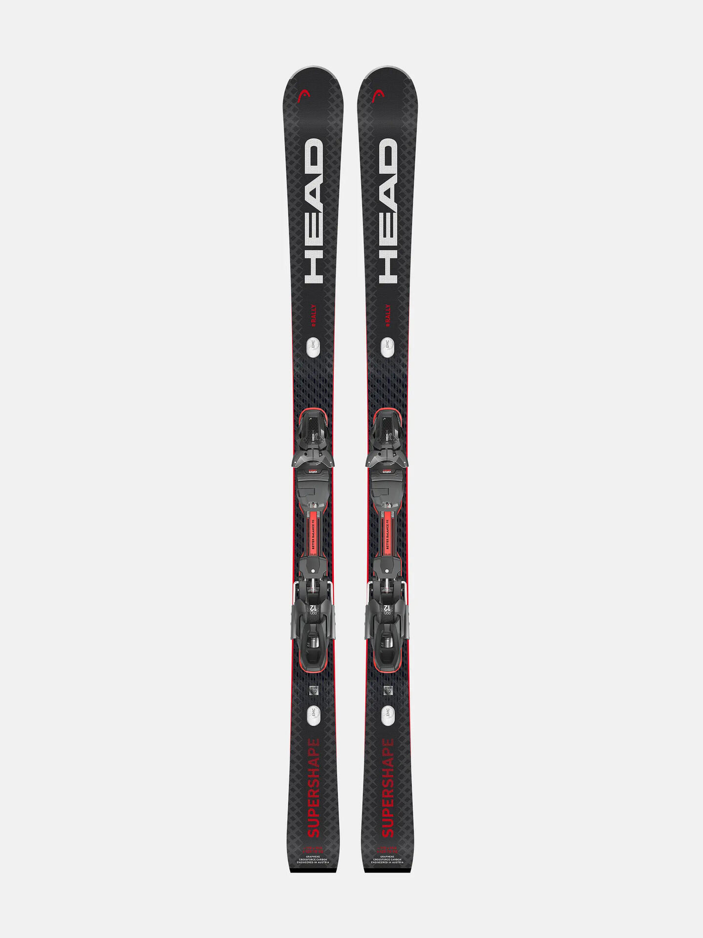 Head Supershape E-Rally + PRD 12 GW All Mountain Ski - 163cm - Schwarz 6/7