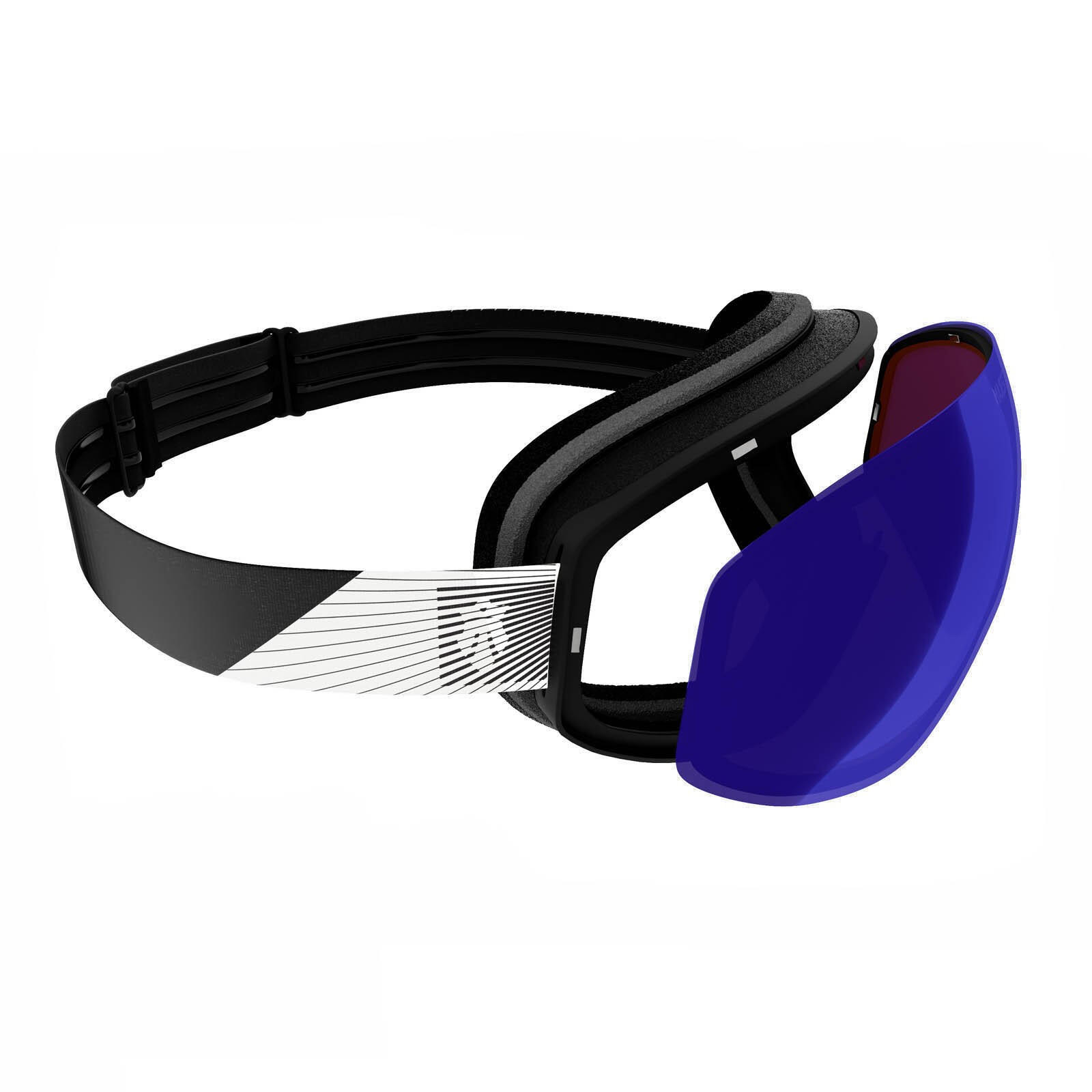 Gogle MAJESTY The Force Arc black/black/XENON HD moonstone lens + Ultraviolet 6/7
