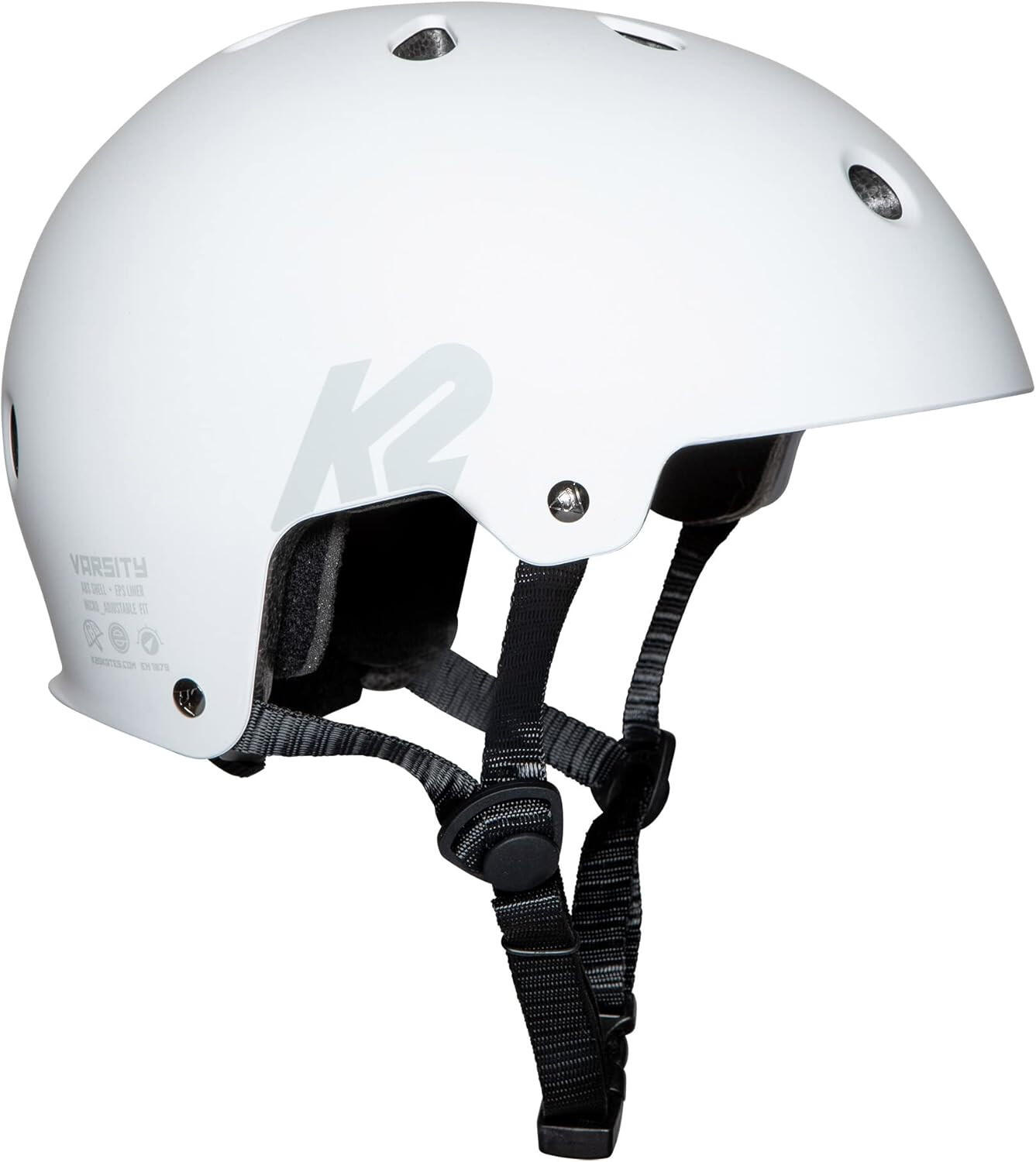 Skateboard helmet K2 Varsity White 2022 2/7