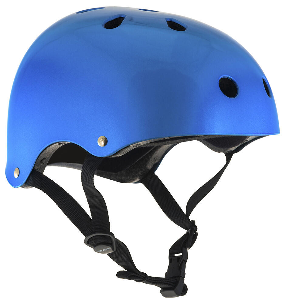 Skateboard-Helm Sfr Essentials Gloss Metallic Blue 2023 4/7