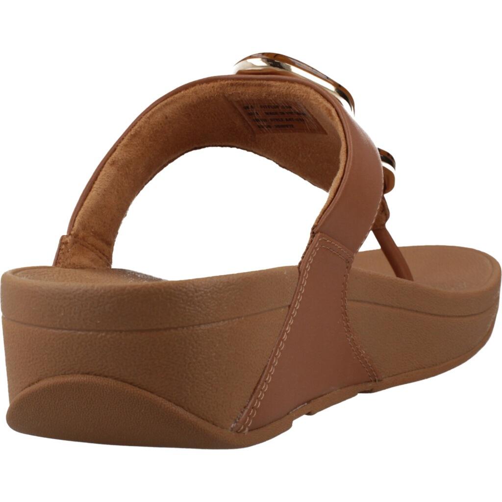 FITFLOP FitFlop Lulu Marbled-Stone Toe-Post Sandals  DIEPBRUIN 40 3/7