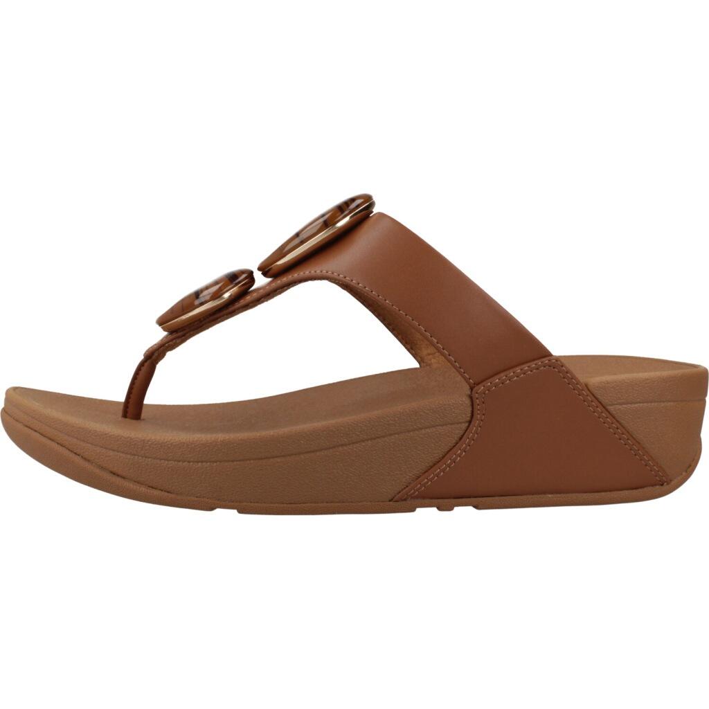 FITFLOP FitFlop Lulu Marbled-Stone Toe-Post Sandals  DIEPBRUIN 38 2/7