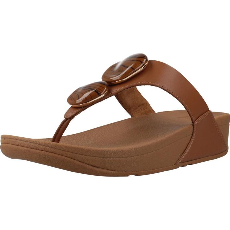 FITFLOP FitFlop Lulu Marbled-Stone Toe-Post Sandals  DIEPBRUIN 38