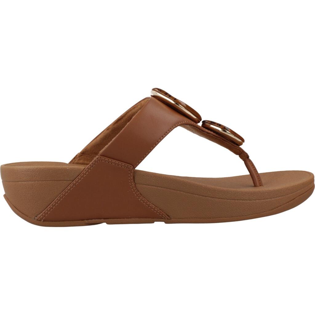 FITFLOP FitFlop Lulu Marbled-Stone Toe-Post Sandals  DIEPBRUIN 40 4/7