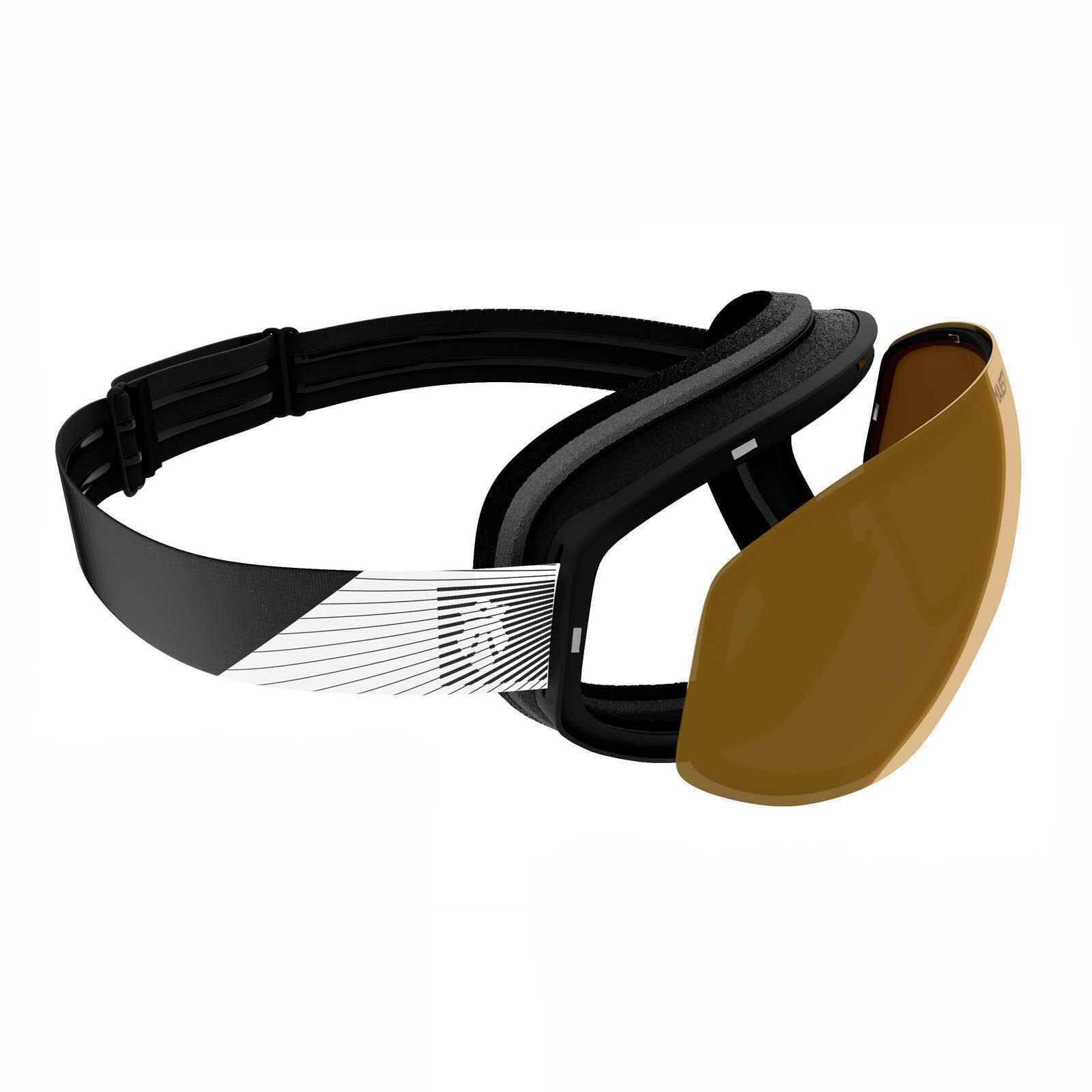 Gogle MAJESTY The Force Arc black/black/XENON HD moonstone lens + Gold lens 6/7