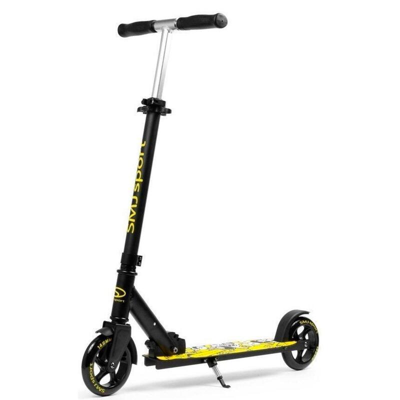 Patinete scooter niño aluminio SMJ NL-500-145, amarillo