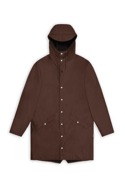 Veste Rains Modèle Long Jacket W3 Couleur Gris 6/7
