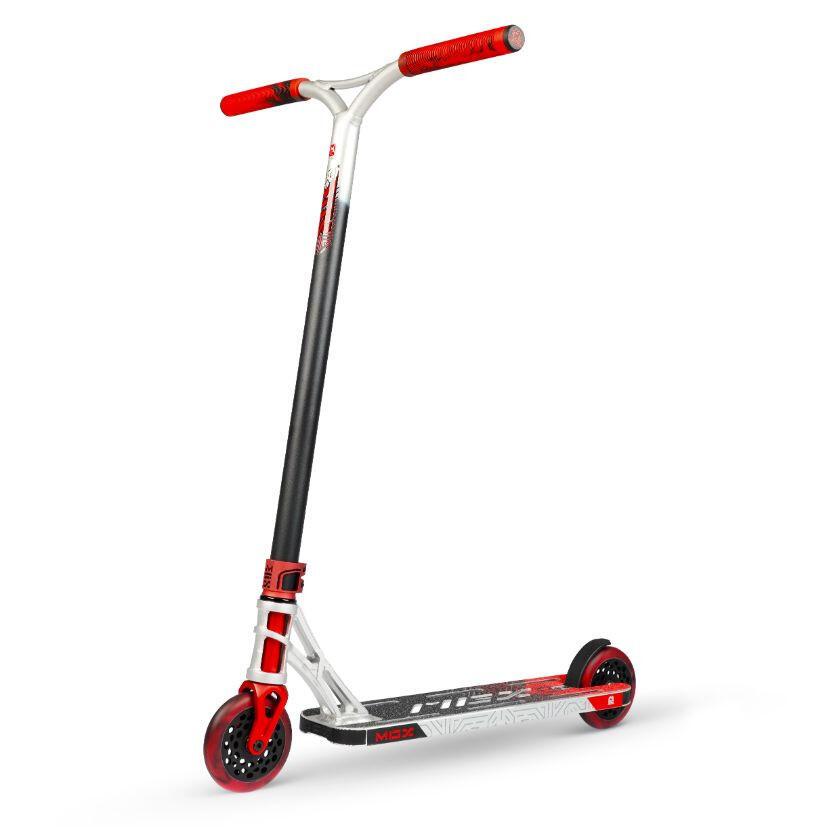 Freestyle Scooter  MGX Extreme E1  Silber-rot 7/7