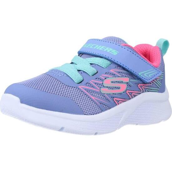 Baskets Skechers Modèle Microspec - Bold Delight Couleur Bleu