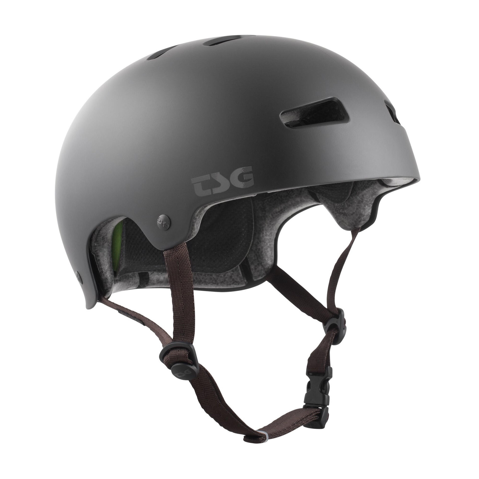 TSG Kraken Solid Satin Black Helm L/XL 5/7