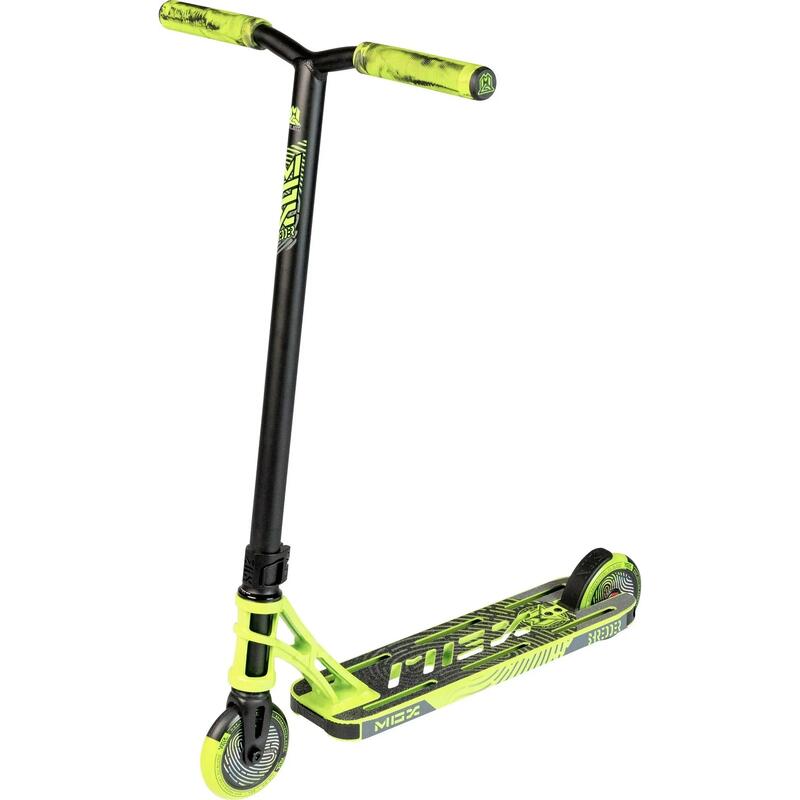 MGP MGX Shredder stuntstep in zwart en Groen