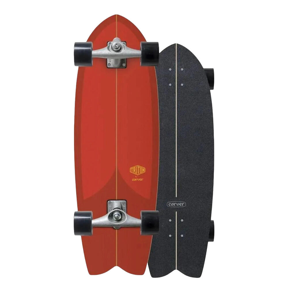 Surfskate completo - CX Raw 29.5 Redtail - Triton 3/7