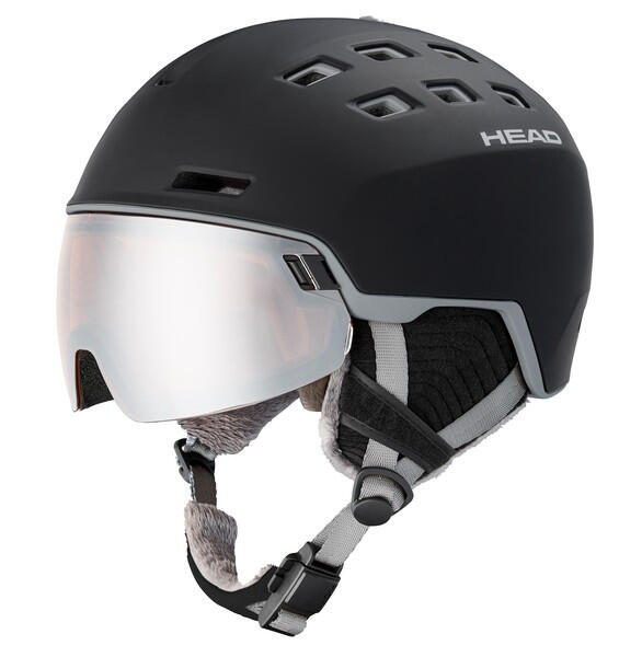 Kask narciarski damski z wbudowaną szybą HEAD RACHEL black 5/7