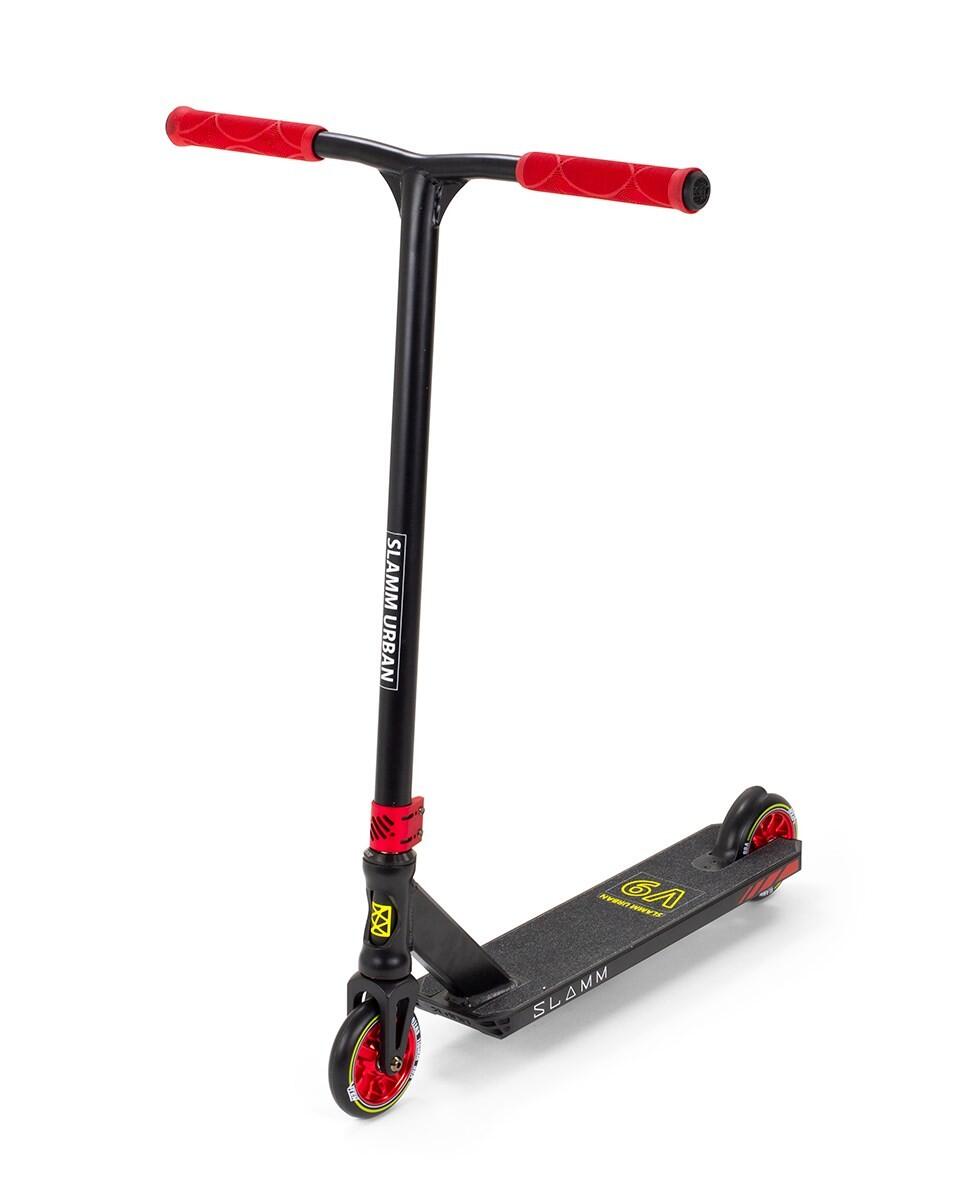 Slamm Urban V9 Stuntstep Red black 4/7