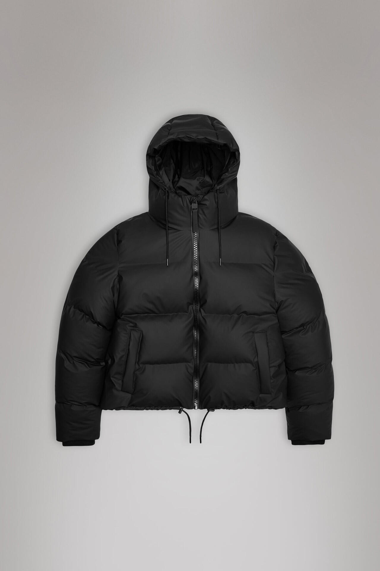 Giacca Rains Modello Alta Short Puffer Jacket W3t Colore Nero 6/7