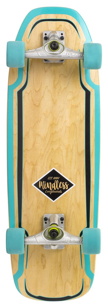 Mindless Surf Skate Blauw 30" Longboard 5/7