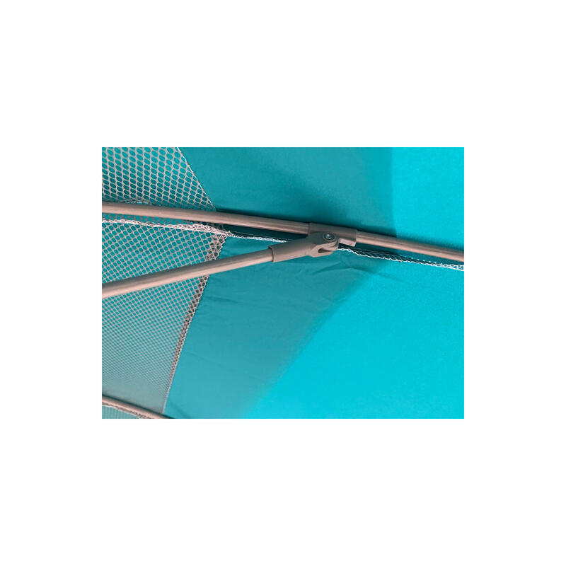 Umbrelă plajă Maui & Sons XL 220 cm, UPF50+ protecție, pliabilă